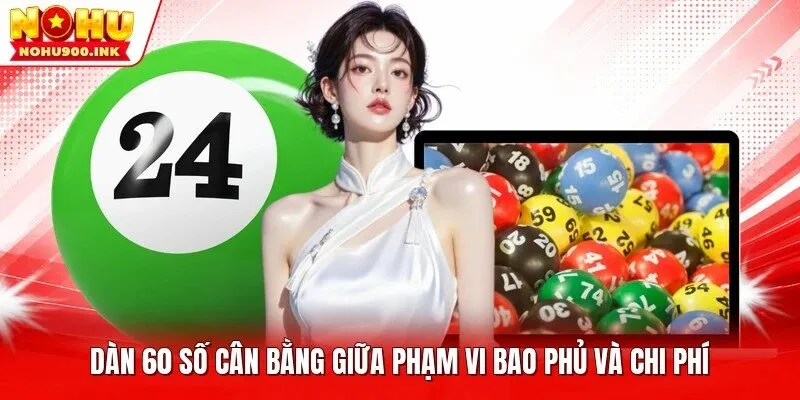 Dàn 60 số cân bằng giữa phạm vi bao phủ và chi phí
